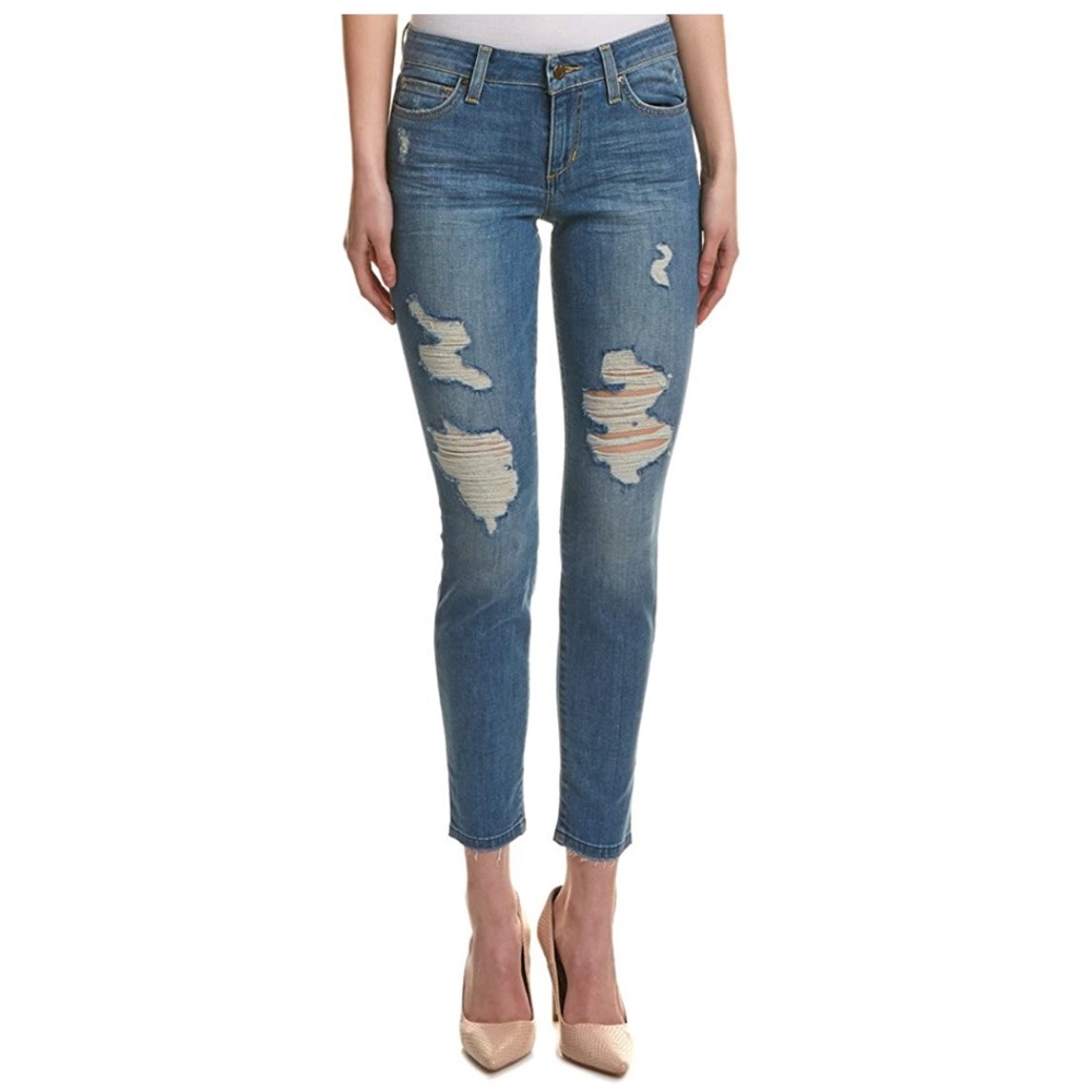 Joe’s Ankle Skinny Distressed Jeans Berdine (Blue)